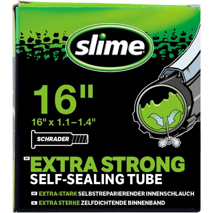 Tweeks Cycles Slime Smart Self-Sealing Inner Tube - Schrader16 x 1.1-1.4 | Clearance section. 365 day returns, 0% finance & FREE delivery over £50