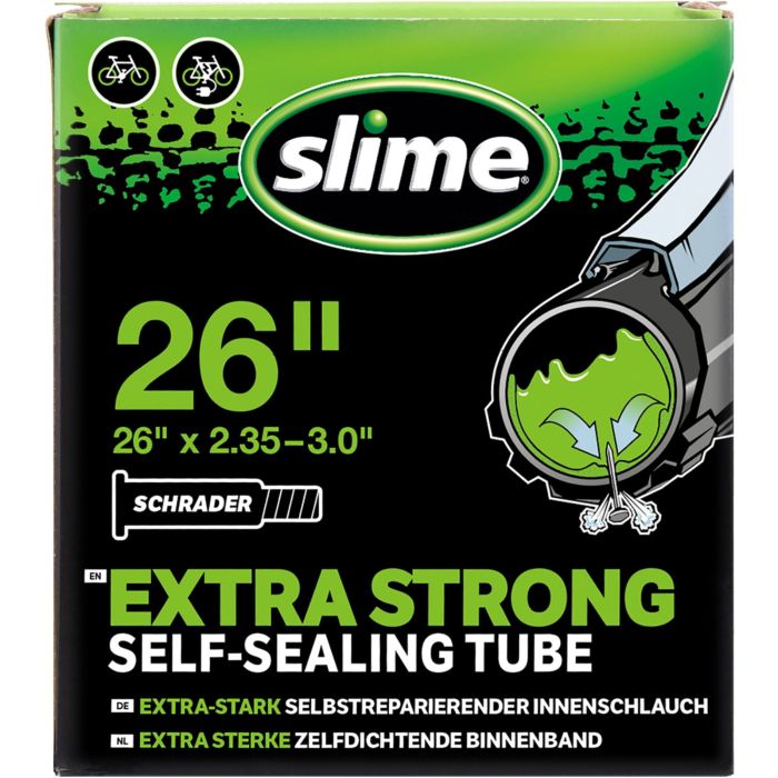 Tweeks Cycles Slime Smart Self-Sealing Inner Tube - Schrader26 x 2.35-3.0 | Clearance section. 365 day returns, 0% finance & FREE delivery over £50