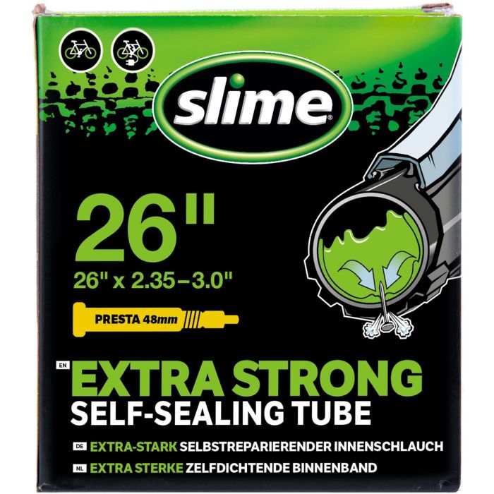 Tweeks Cycles Slime Smart Self-Sealing Inner Tube - Presta26 x 2.35-3.0 | Clearance section. 365 day returns, 0% finance & FREE delivery over £50