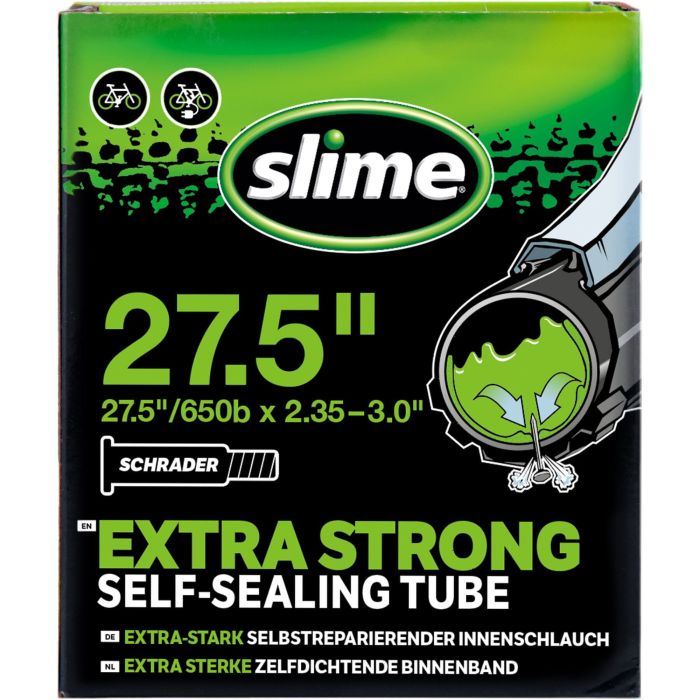 Tweeks Cycles Slime Smart Self-Sealing Inner Tube - Schrader27.5 2.35-3.0  - 27.5 x 2.35-3.0 | Clearance section. 365 day returns, 0% finance & FREE delivery over £50