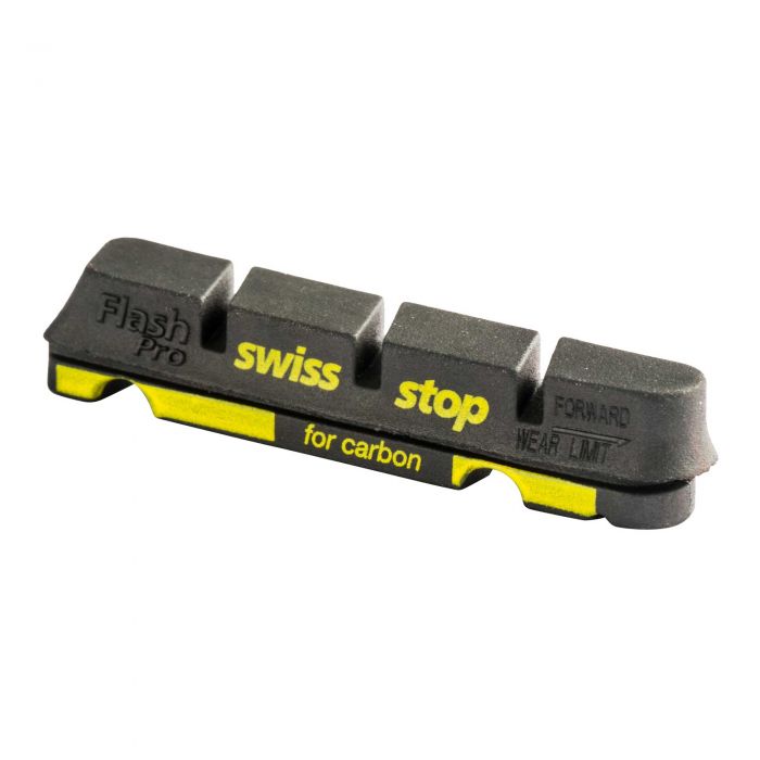 Image of Swissstop Flash Pro Replacement Pads - Carbon Rims - Black Prince