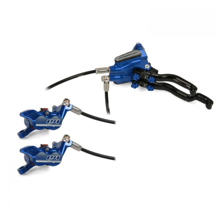 Image of Hope Technology Tech 3 E4 Duo Hydraulic Disc Brake - BlueLeft Hand