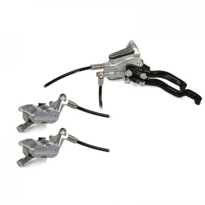 Image of Hope Technology Tech 3 E4 Duo Hydraulic Disc Brake - SilverLeft Hand