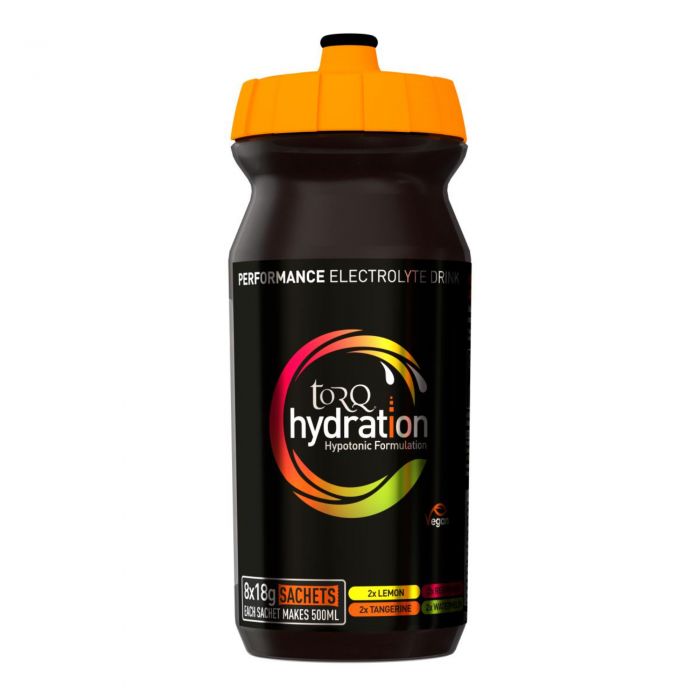 Image of Torq Hydration 500ml Bottle Sample Pack - Black,orange