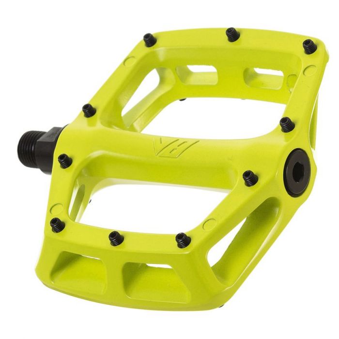 Tweeks Cycles DMR V8 Pedals - V2 - Lemon / Lime | Clearance section. 365 day returns, 0% finance & FREE delivery over £50