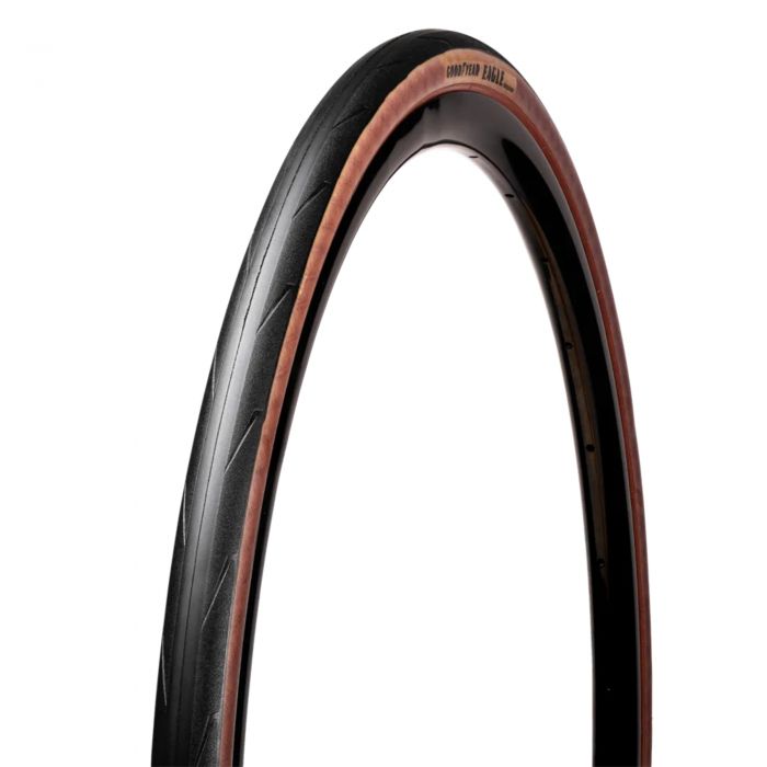 Tweeks Cycles Goodyear Eagle Tube Type Road Tyre - Black / Tanwall700 x 28 | Clearance section. 365 day returns, 0% finance & FREE delivery over £50