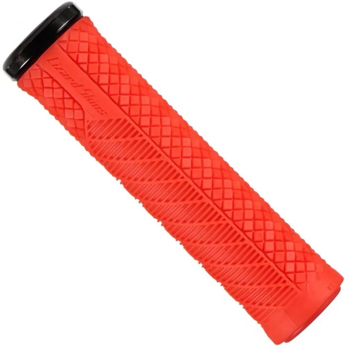 Tweeks Cycles Lizard Skins Single-Clamp Lock-On Charger Evo Grips - Fire Red | Clearance section. 365 day returns, 0% finance & FREE delivery over £50