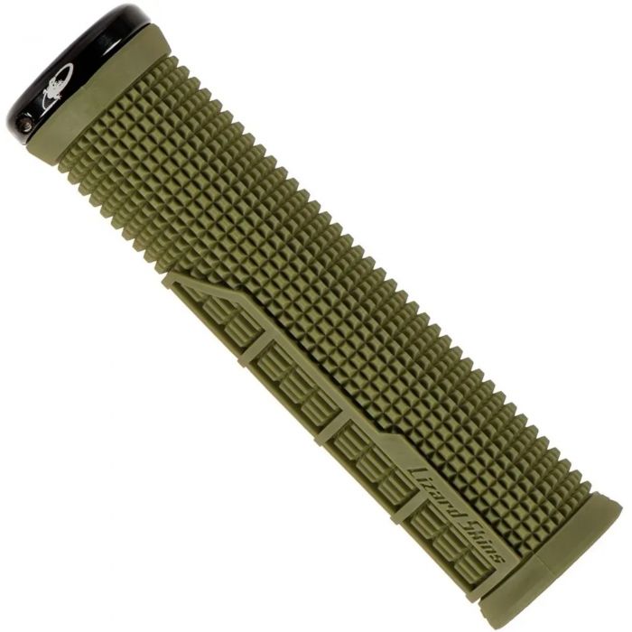 Image of Lizard Skins Single-Clamp Lock-On Machine Grips - Olive Green