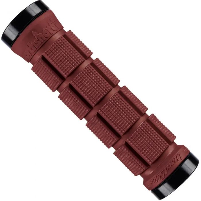 Image of Lizard Skins Dual-Clamp Lock-On Northshore Grips - Deep Red