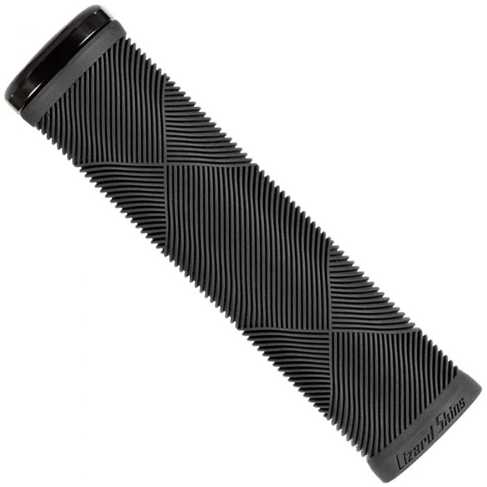 Tweeks Cycles Lizard Skins Single Clamp Lock-On Strata Grips - Jet Black | Clearance section. 365 day returns, 0% finance & FREE delivery over £50