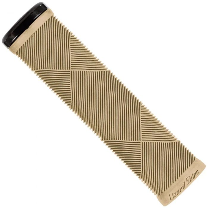 Tweeks Cycles Lizard Skins Single Clamp Lock-On Strata Grips - Sand Tan | Clearance section. 365 day returns, 0% finance & FREE delivery over £50