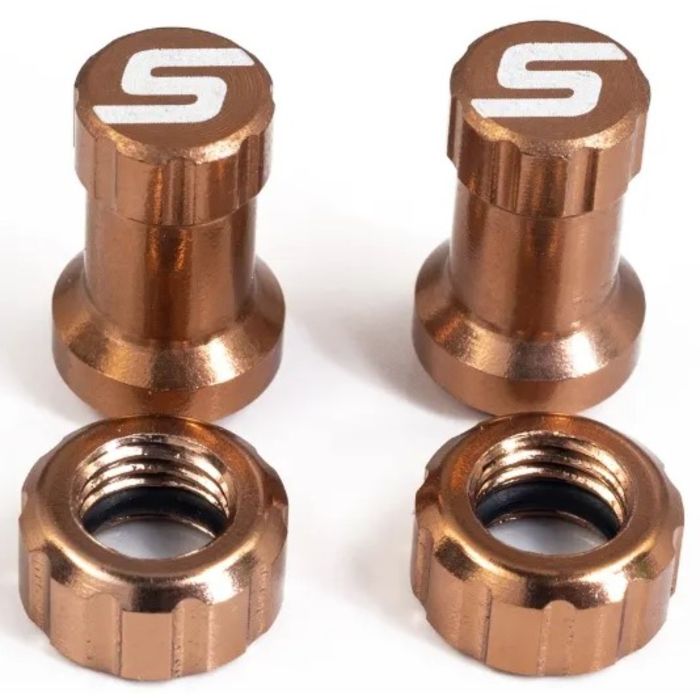 Tweeks Cycles Stans NoTubes Tubeless Valve Colour Kits - Copper | Clearance section. 365 day returns, 0% finance & FREE delivery over £50