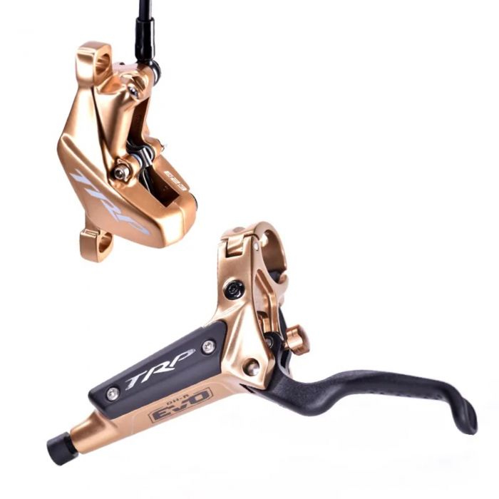 Image of TRP DH-R EVO Hydraulic Disc Brake - Right HandGold