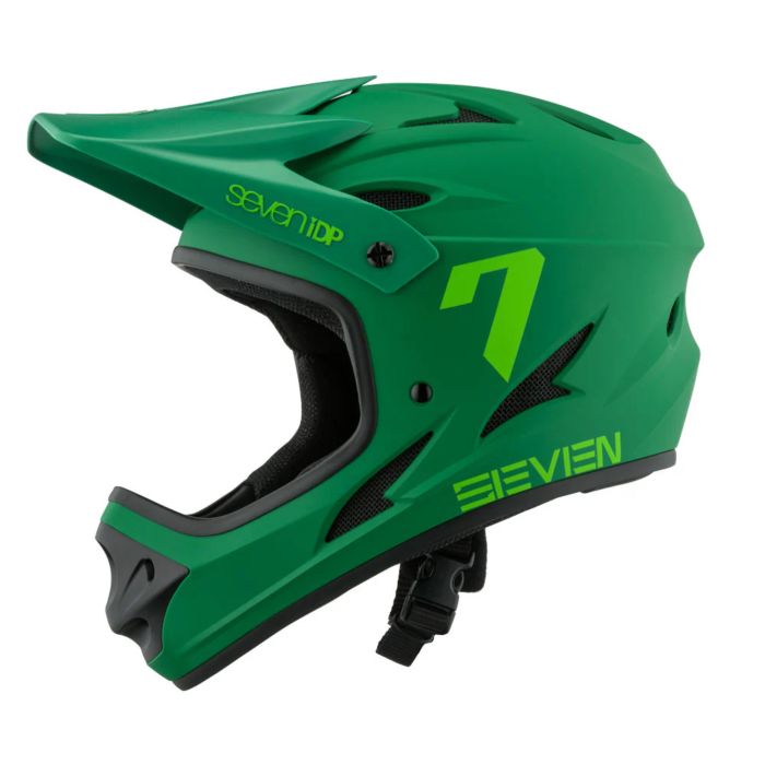 Tweeks Cycles 7iDP M1 Full Face Helmet - Forest Green, XS | Clearance section. 365 day returns, 0% finance & FREE delivery over £50