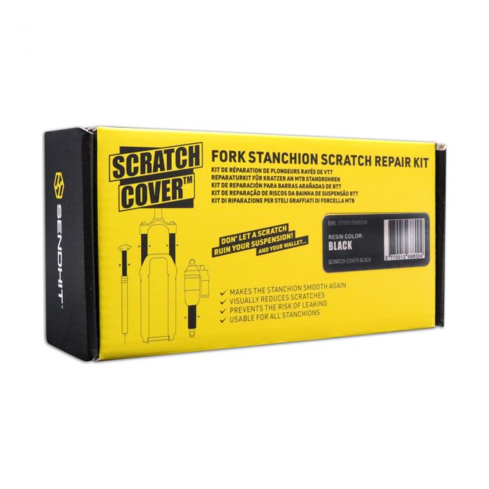 Image of SendHit Fork Stanchion Scratch Cover Repair Kit - Black