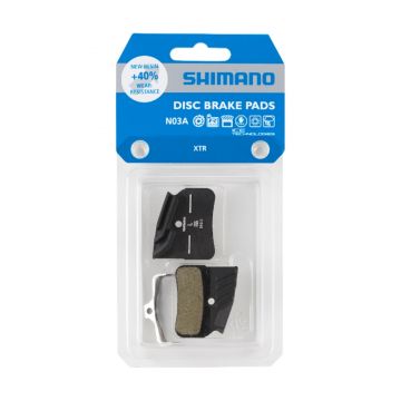 Shimano N03A Resin Disc Brake Pads - With Cooling Fins