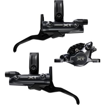 Shimano BR-M8200/BL-M8200 XT 2 Pot Front & Rear Brake Set