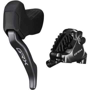 Shimano BL-RX825 GRX Hydraulic Disc Brake Lever & BR-RX820 Caliper - Left Rear