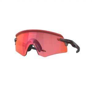 Oakley Encoder Prizm Sunglasses - Matte Black Red Frame / Prizm Trail Torch Lens