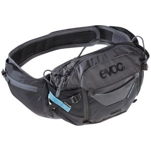 EVOC 3L Hip Pack Pro Hydration Pack + 1.5L Bladder - Black / Carbon Grey