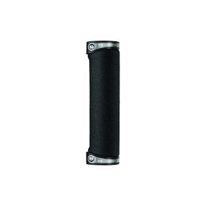 Image of Crank Brothers Cobalt Lock On Grips, Black/silver