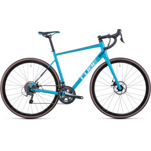 Cube Attain Race Road Bike - 2022 - 62cm, Skyblue'n'Black