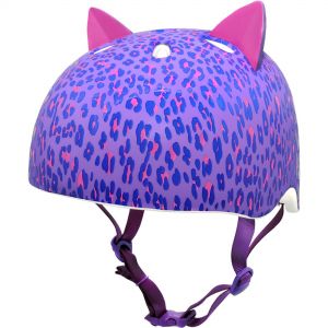 C-Preme Krash Youth Helmet - Leopard Kitty