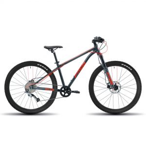 "Frog MTB 69 26" Kids Bike" - Metallic Grey Neon Red