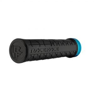 Race Face Getta Grip Lock-On Grips - 33mm, Black / Turquoise