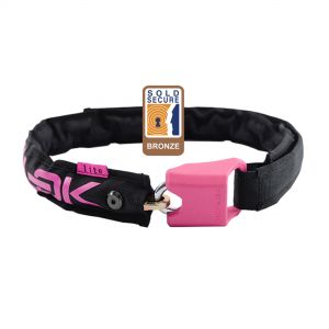 Hiplok Lite Wearable Chain Lock - Black / Pink