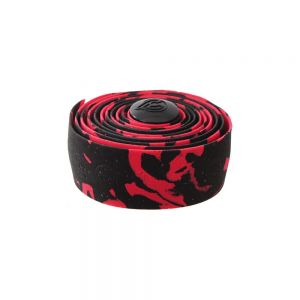 Image of Cinelli Macro Splash Cork Handlebar Tape, Black/red