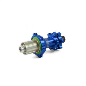 Hope Technology RS4 Straight Pull Road Rear Hub - Blue, 135mm x 12mm Thru Axle, Standard - Steel (9/10/11)