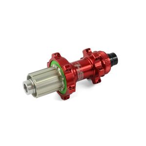 Hope Technology RS4 Straight Pull Centre Lock Road Rear Hub - Red, 142mm x 12mm Thru Axle, Campagnolo