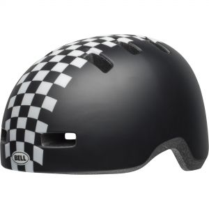 Bell Lil Ripper Kids Helmet - Checkers Matte Black / White