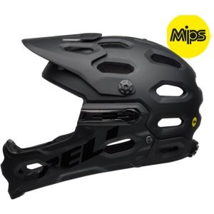 Bell Super 3R MIPS MTB Helmet - M (55-59cm), Matte Black / Grey