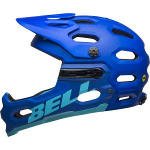 Bell Super 3R MIPS MTB Helmet - M (55-59cm), Bright Blue / Black