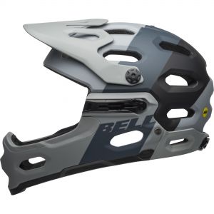 Bell Super 3R MIPS MTB Helmet - M (55-59cm), Downdraft Matte Grey / Gunmetal