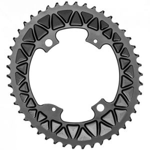 Image of absoluteBLACK Oval Sub-Compact Shimano Chainring, Black