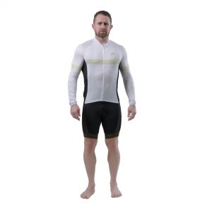 Agilis Male Long Sleeve Jersey - L, White / Black