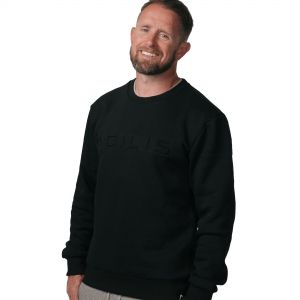 Image of Agilis Male Sweatshirt - Black XXL