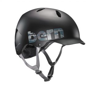 Bern Bandito EPS Helmet - M/L, Matte Black Camo Logo
