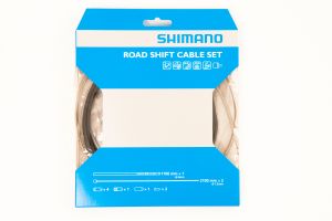 Shimano Road Gear Cable Set - With Stainless Inner Wire