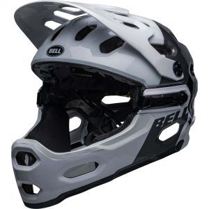 Bell Super 3R MIPS MTB Helmet - L, Gloss White / Black