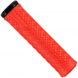 Lizard Skins Single Sided Lock-On Charger Evo Grips - Fire Red