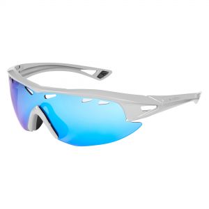 Madison Recon Sunglasses - Gloss Cloud Grey Frame / Blue Mirror Lens