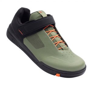 Crank Brothers Stamp Speed Lace MTB Shoes - 39.5, Green / Black / Orange