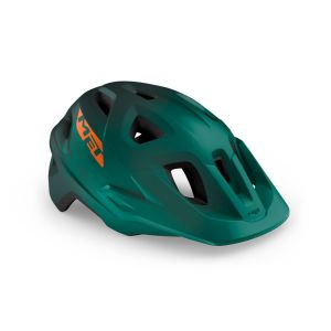 Image of MET Echo Helmet, Green/orange