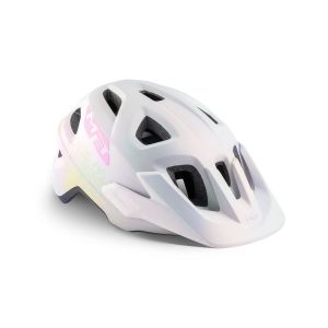 MET Eldar Youth Helmet - Iridescent White