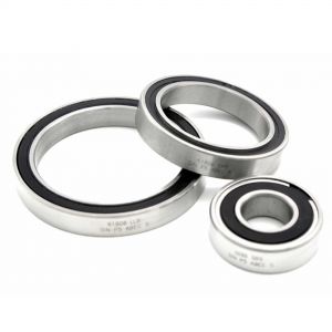 Enduro ABEC Steel Sealed Bearings - 61801 SRS5Chromium