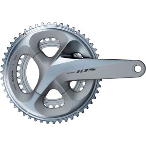 Shimano 105 R7000 11-Speed Chainset - Silver, 170mm, 50/34T